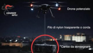 Poggioreale, la nuova frontiera della camorra: droni per rifornire i detenuti