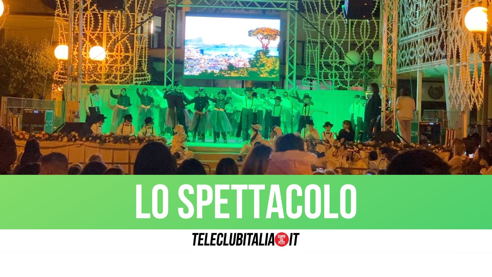parete festeggiamenti maria ss della rotonda ieri lo show degli alunni della basile 8211 don milani da Teleclubitalia.it parete festeggiamenti maria ss della rotonda ieri lo show degli alunni della basile 8211 don milani