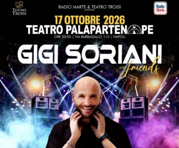 Napoli, a ottobre il grande concerto “Gigi Soriani and Friends” prodotto da Radio Marte: ci saranno anche artisti casertani
