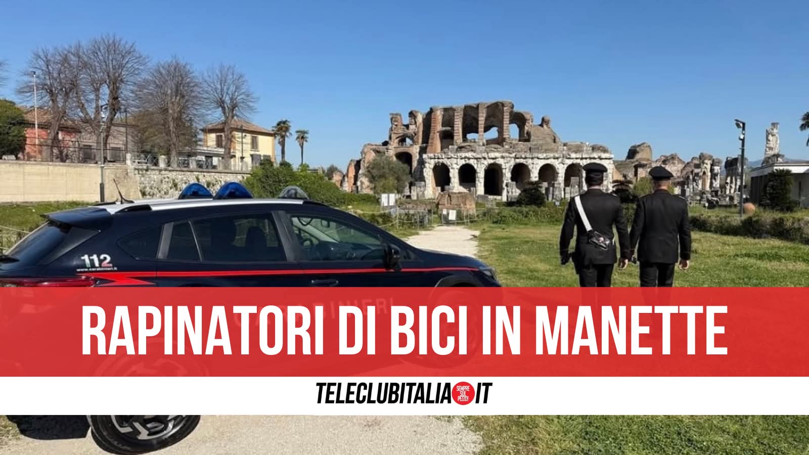 santa maria capua vetere accerchiato e derubato della bici elettrica quattro giovani in manette da Teleclubitalia.it santa maria capua vetere accerchiato e derubato della bici elettrica quattro giovani in manette