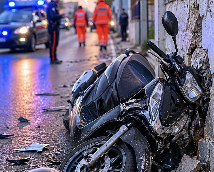 Tragedia a Capaccio Paestum, scooter si schianta contro un muro: morti due giovani