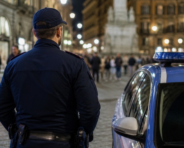 Rapina a Napoli in piazza Dante: turista minacciata con pistola nei bagni di un locale, arrestato 33enne