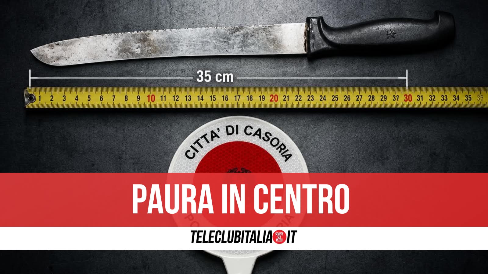 casoria armato di coltello lungo 35 centimetri minaccia i passanti e i vigili bloccato e denunciato da Teleclubitalia.it casoria armato di coltello lungo 35 centimetri minaccia i passanti e i vigili bloccato e denunciato