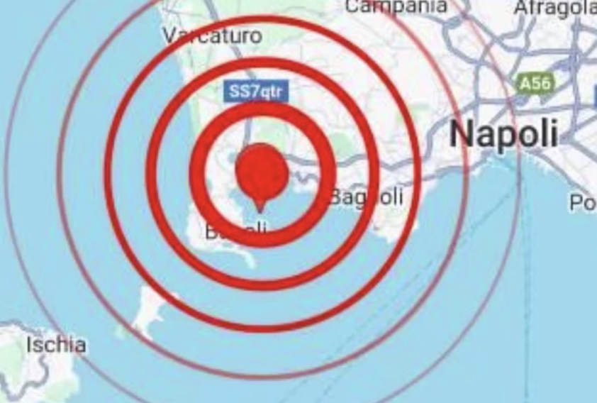 Campi Flegrei, la terra trema ancora: scossa di magnitudo 3 nella notte