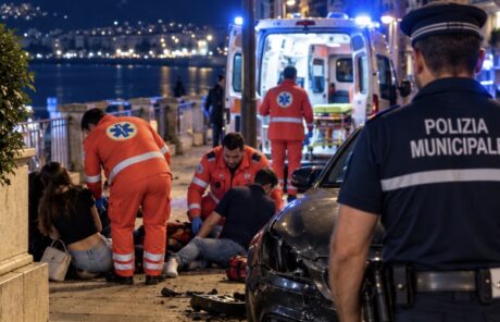 Pozzuoli, vede la donna mano nella mano col compagno e li travolge con l’auto: arrestato 43enne