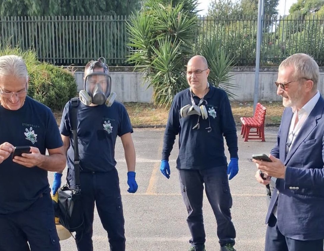 Casacelle, scuole chiuse dopo l’incendio: al via sanificazione e igienizzazione dei quattro plessi