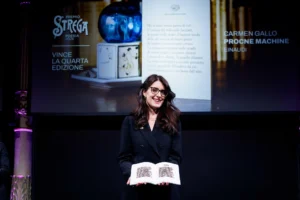 Carmen Gallo alla premiazione del Premio Strega Poesia 2026, foto MUSA - Fondazione Bellonci