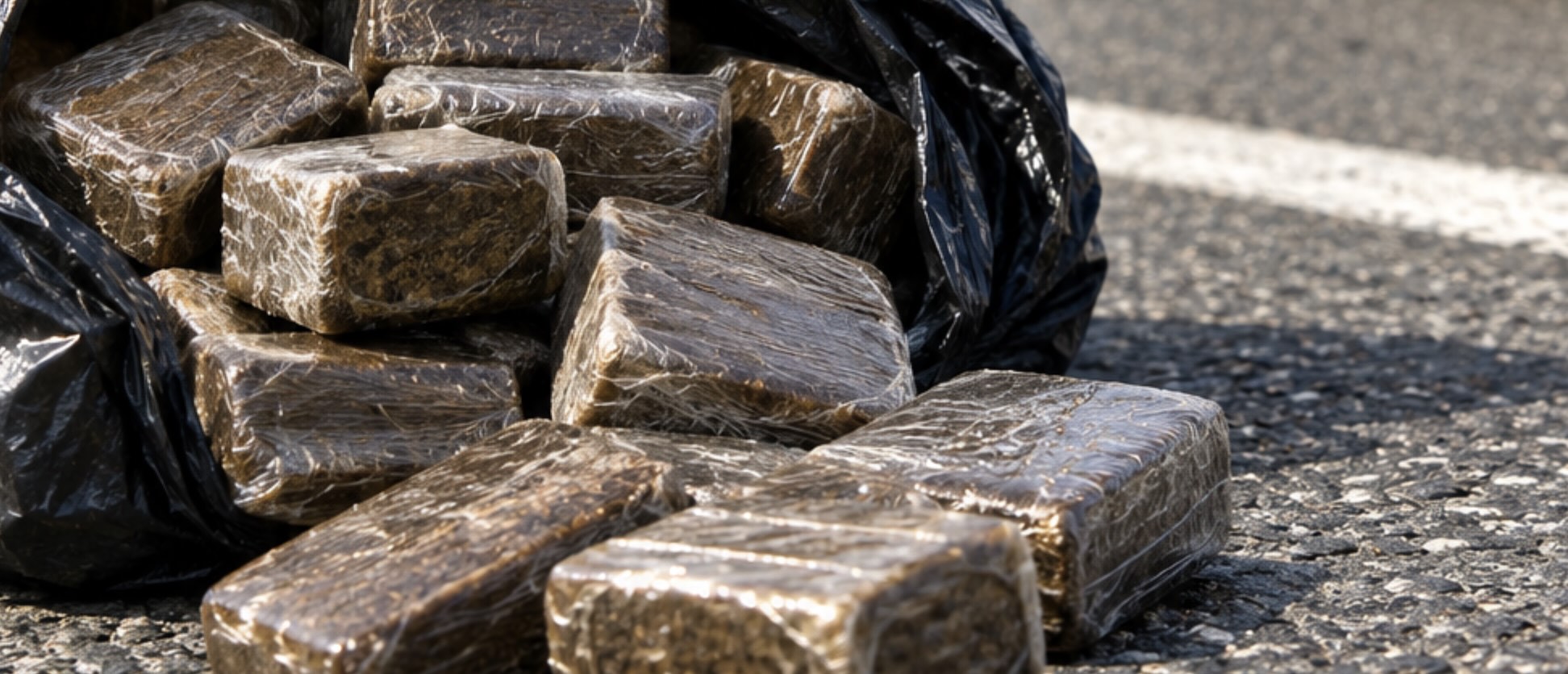 Getta 2 chili di hashish dal finestrino: fuga da film, in manette 49enne di Giugliano